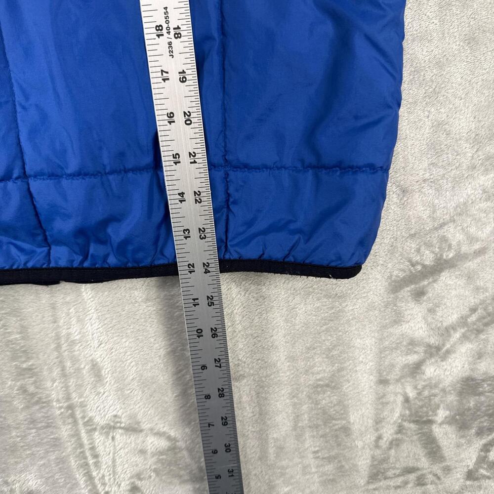 Vintage y2k timberland weather gear blue gold embroidered gilet vest - Picture 8 of 8